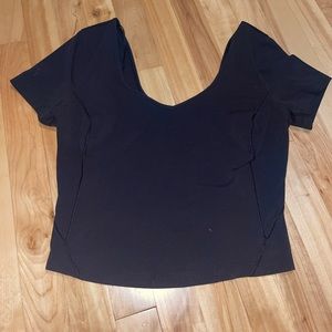 lululemon athletica Align Black Short Sleeve Tee